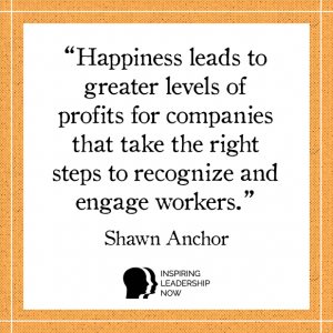 "Happiness leads to greater levels of profits for companies that take the right steps to recognise and engage workers."
